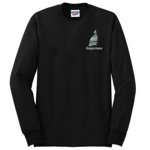 Augustana Maintenance Unisex Cotton Poly Long Sleeve Tee-Black