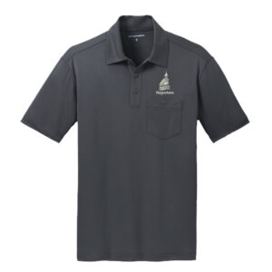 Augustana Maintenance Port Authority Silk Touch Performance Pocket Polo Men-Steel