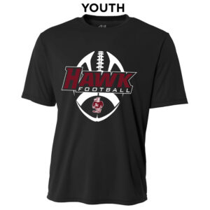 SH Hawks FB YOUTH Cooling Performance Tshirt-Black