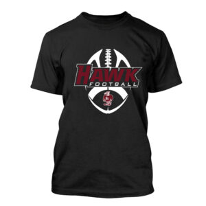 SH Hawks FB Unisex Short Sleeve Tee-Black