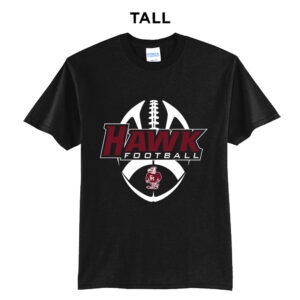 SH Hawks FB Tall Short Sleeve Tee-Black