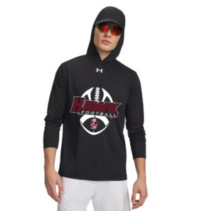 SH Hawks FB Under Armour Mens Team Vanish Performance Hoodie-Black