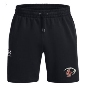 SH Hawks FB Under Armour UA ICON 7.5″ Fleece Shorts-Black