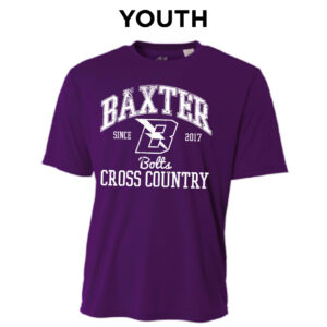 Baxter CC YOUTH Cooling Performance Tshirt-Purple
