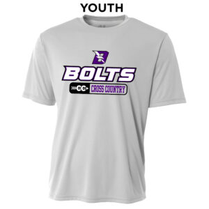 Baxter CC YOUTH Cooling Performance Tshirt-Silver