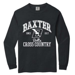 Baxter CC Comfort Colors Unisex Heavyweight Ringspun Long Sleeve Tee-Black