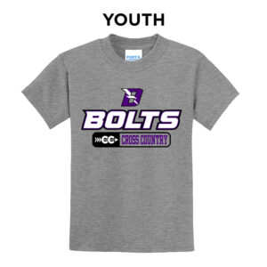 Baxter CC Youth Short Sleeve Tee-Athletic Heather