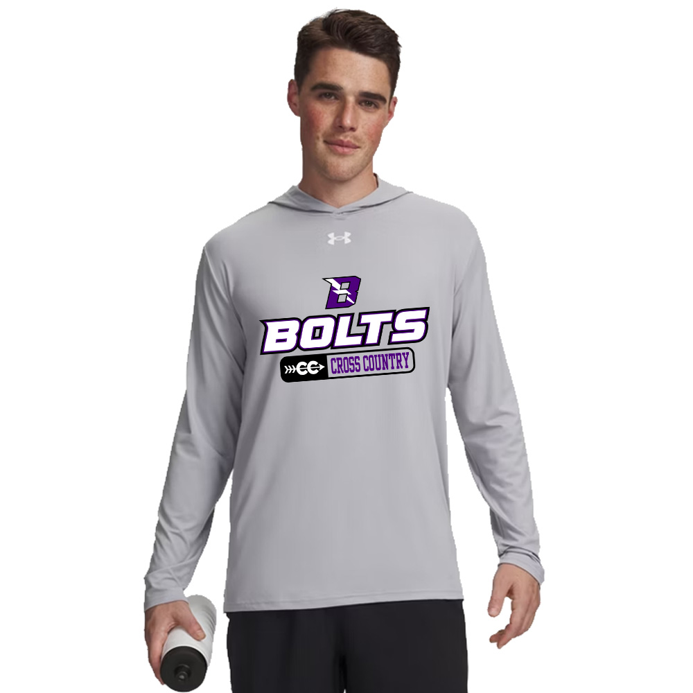 Baxter CC Under Armour Mens Team Vanish Performance Hoodie-Mod Grey