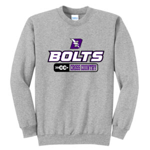 Baxter CC Unisex Core Fleece Crewneck Sweatshirt-Athletic Heather