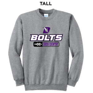 Baxter CC Tall Fleece Crewneck Sweatshirt-Athletic Heather