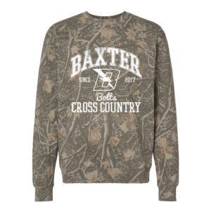 Baxter CC Independent Trading Co Unisex Heavyweight Crewneck Sweatshirt-Deadwood Camo
