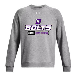 Baxter CC Under Armour UA Rival Fleece Crewneck Sweatshirt-Castlerock (S, M, XL, 2x, 3x)