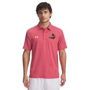Boone CC Under Armour DRIVE Team Stripe Premium Polo Men – Red
