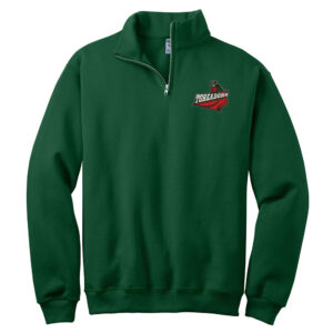 Boone CC JERZEES Nublend Cadet Collar Sweatshirt – Forest Green