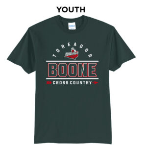 Boone CC  Youth Short Sleeve T Shirt – Dark green