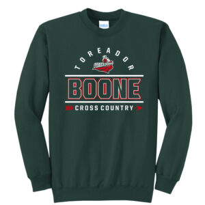 Boone CC Unisex Core Fleece Crewneck Sweatshirt – Dark Green