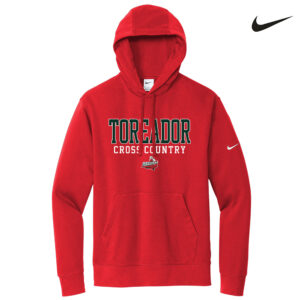 Boone CC Nike Club Fleece Sleeve Swoosh Pullover Hoodie Men-University Red