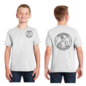 Everson Golf Youth gildan Short Sleeve Tee – White