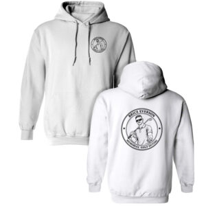 Everson Golf Unisex Fleece Gildan Blend Hooded Sweatshirt – White