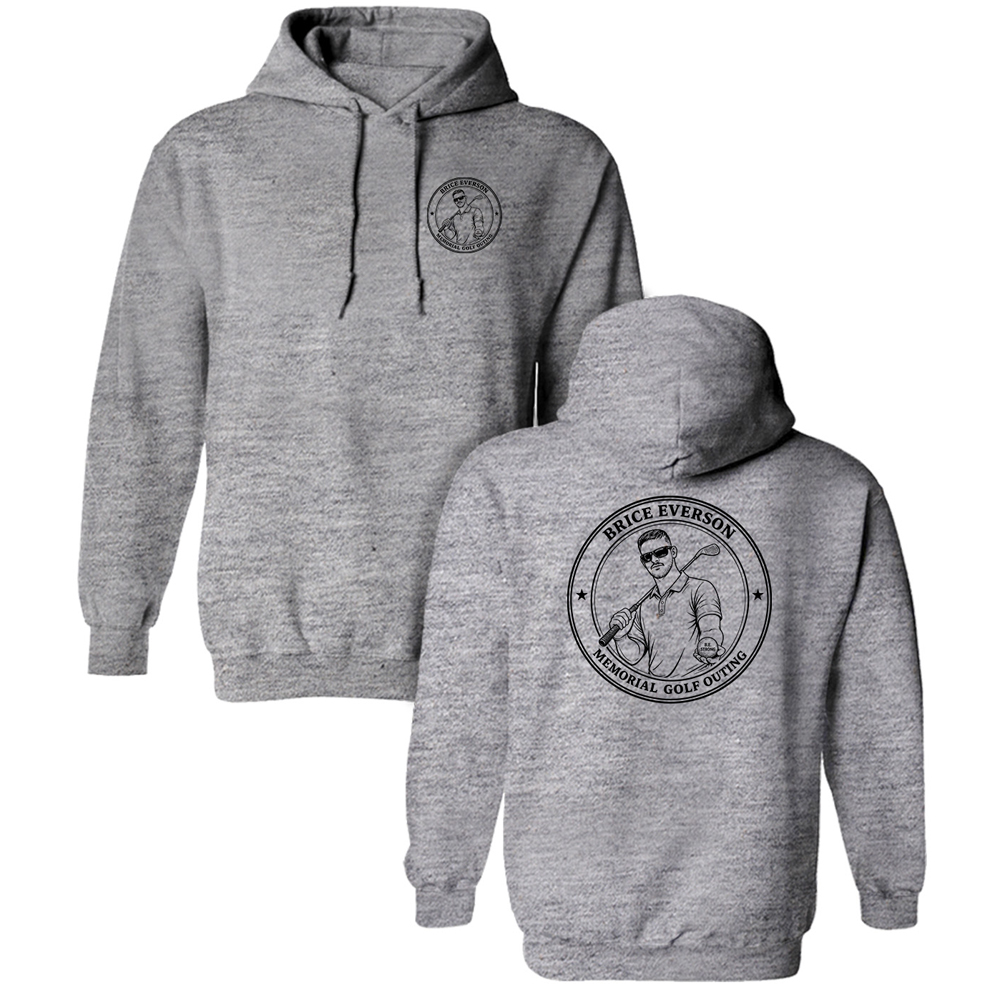 Everson Golf Unisex Fleece Gildan Blend Hooded Sweatshirt -Sport Grey