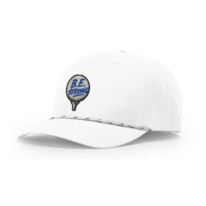 Everson Golf Richardson Laser PERF Performance Rope Cap – WhiteWhiteBlack