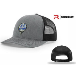Everson Golf Richardson Pro Crown Mesh Back Adjustable back cap – SPLHeatherGreyBlack