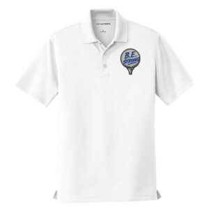 Everson Golf Port Authority Men Dry Zone UV Micro Mesh Polo-White