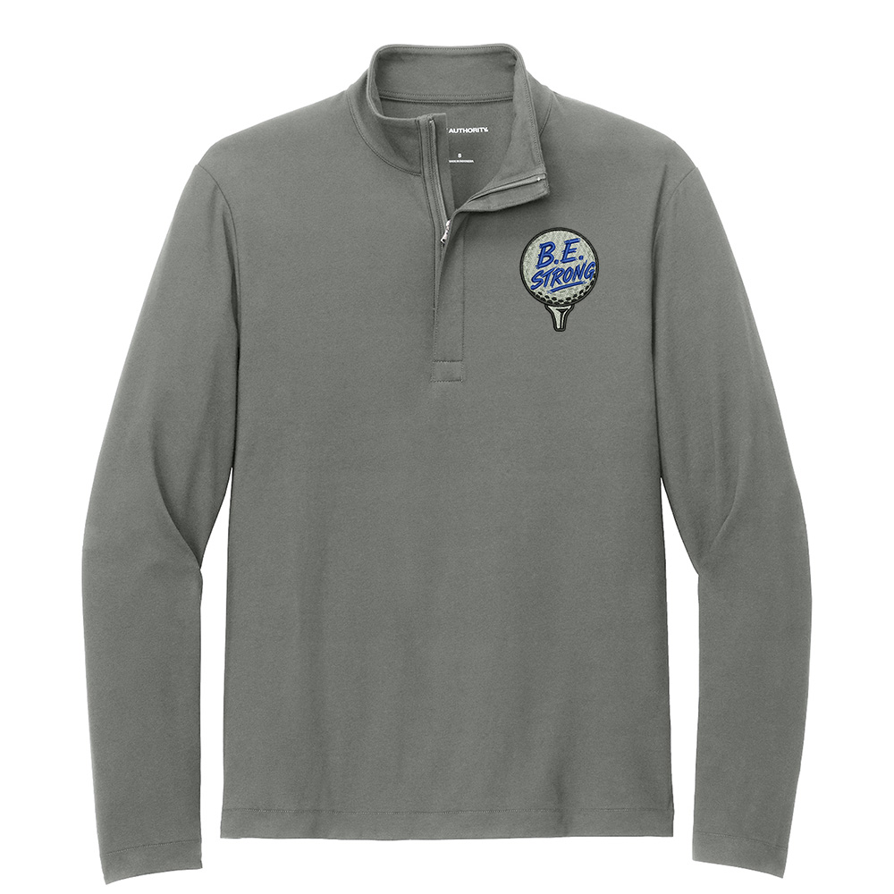 Everson Golf Port Authority Men Fairway Stretch 1/4 Zip - ShadowGrey