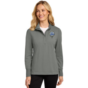 Everson Golf Port Authority Women’s Fairway Stretch 1/4 Zip – ShadowGrey