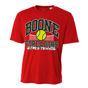Boone Girls Tennis Adult Cooling Performance Tshirt-Scarlet