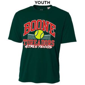 Boone Girls Tennis YOUTH Cooling Performance Tshirt-Forest