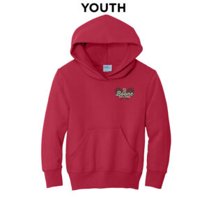 Boone Girls Tennis Youth Hooded Sweatshirt-Red