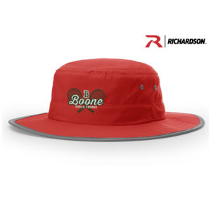 Boone Girls Tennis Richardson Lite Wide Brim Hat-Red