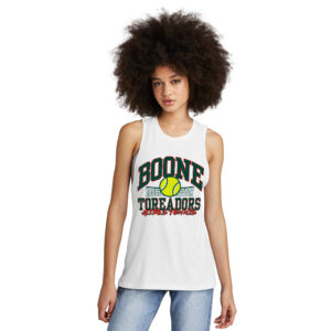 Boone Girls Tennis District Women’s Perfect Tri Muscle Tank-White