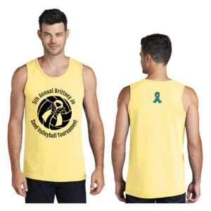 Brittney Sand VB Men Pigment Dyed Tank Top-Popcorn