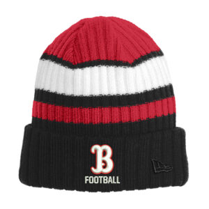 Boone Football New Era Ribbed Tailgate Beanie – RedBlack