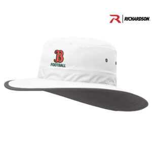 Boone Football Richardson SUNRIVER Wide Brim water repellant Hat SM MD (7 7 1/4) – WhiteCharcoal