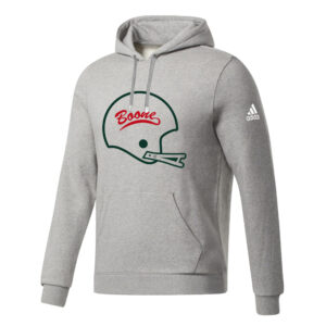 Boone Football Adidas Fleece Hooded Sweatshirt MedGrey Heather