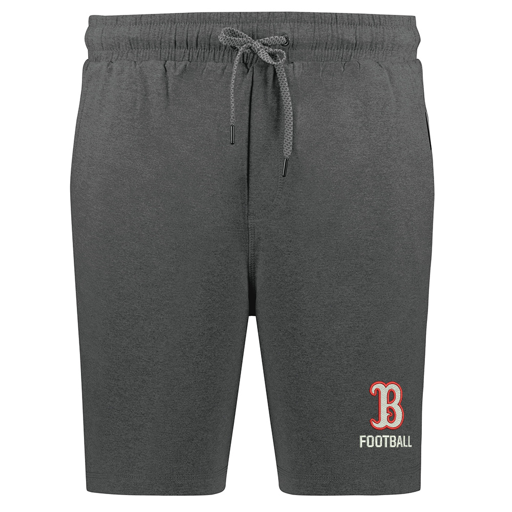 Boone Football Holloway Ventura Soft Knit Shorts Men-Carbon Heather
