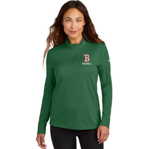 Boone Football Nike Women’s Essential 1/2 Zip Cover Up – GorgeGreen