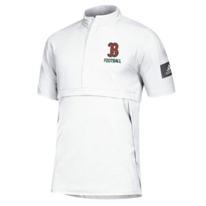 Boone Football Adidas Game Mode Short Sleeve Sleeve 1/4 zip pullover White (S, XL)