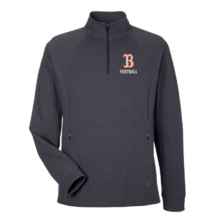 Boone Football North End Men’s Rhythm Waffle Quarter Zip Pullover – Carbon