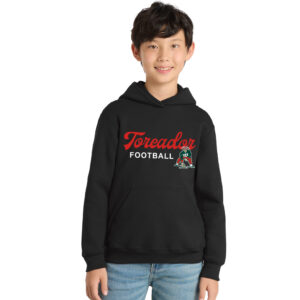 Boone Football  Youth Hooded Sweatshirt – JetBlack