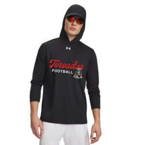 Boone Football Under Armour Mens Team Vanish Performance Hoodie – Black