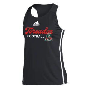 Boone Football Adidas Women’s Team Issue Track Singlet Black/White