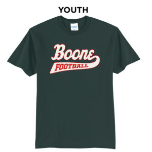 Boone Football Youth Short Sleeve Tee – DarkGreen
