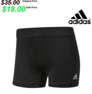 Boone Volleyball PG Adidas Techfit 3″ Volleyball Boy Short -BLACK (XS, L, XL)
