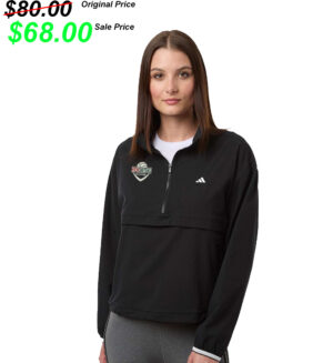 Boone Volleyball PG Adidas Women’s Go to Quarter Zip Jacket-Black
