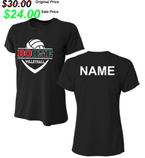 Boone Volleyball PG A4 Women’s Cooling Performance Crew-Black