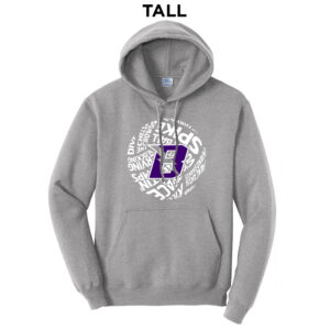 Baxter VB TALL Classic Pullover Hooded Sweatshirt – Athletic Heather